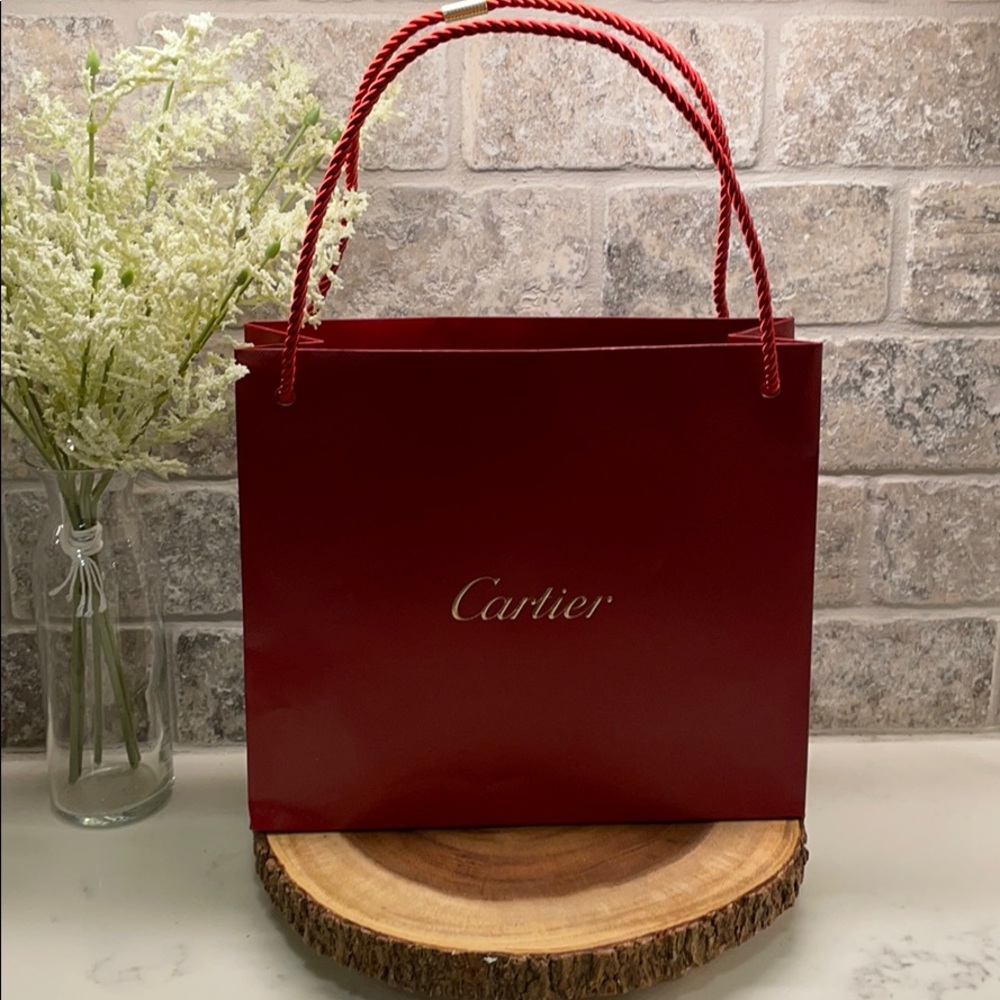 Cartier shopping bag
